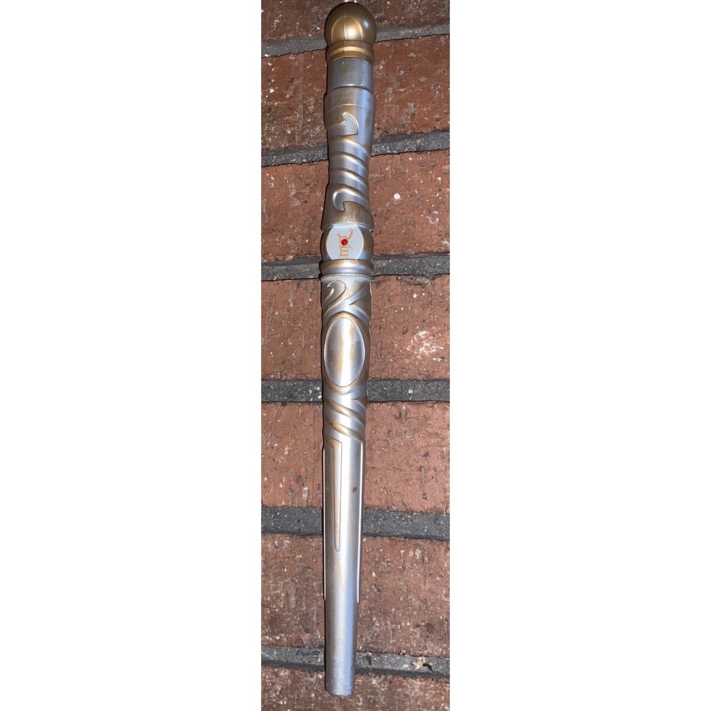 MagiQuest Great Wolf Lodge Silver Gold Magic Wand Interactive Wizard Toy Prop